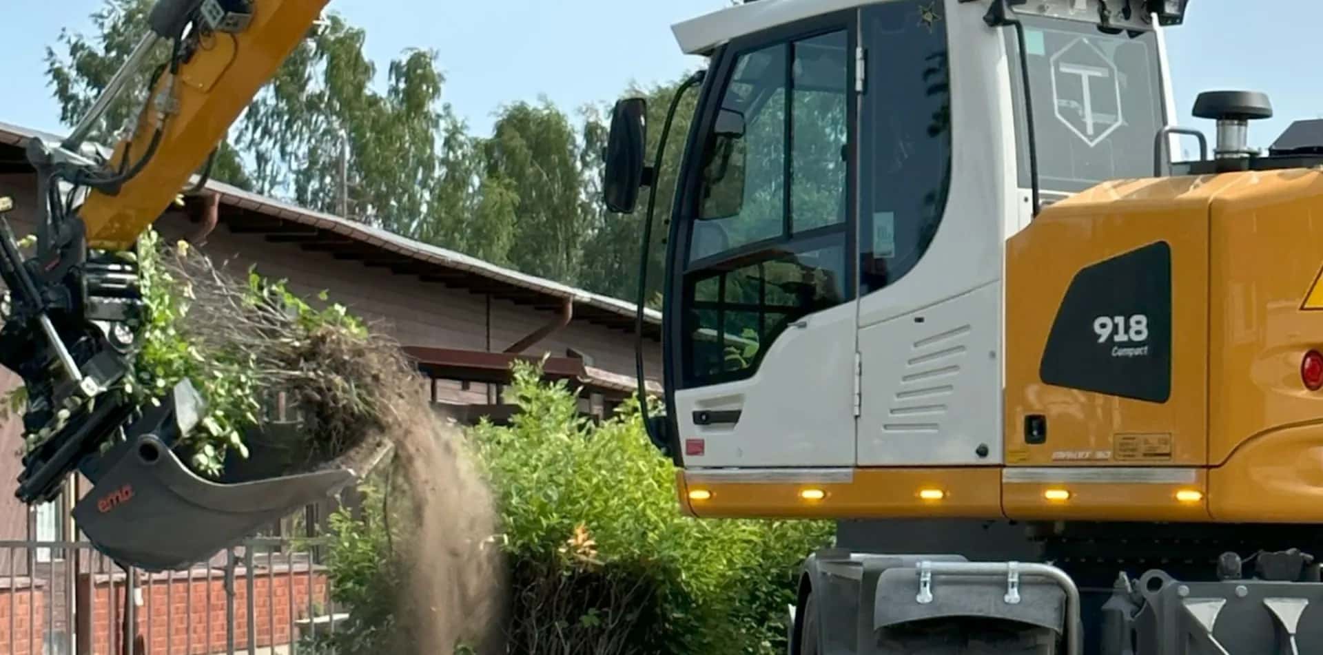 Schaktning – utfört av Tallvillage Entreprenad i Örebro län